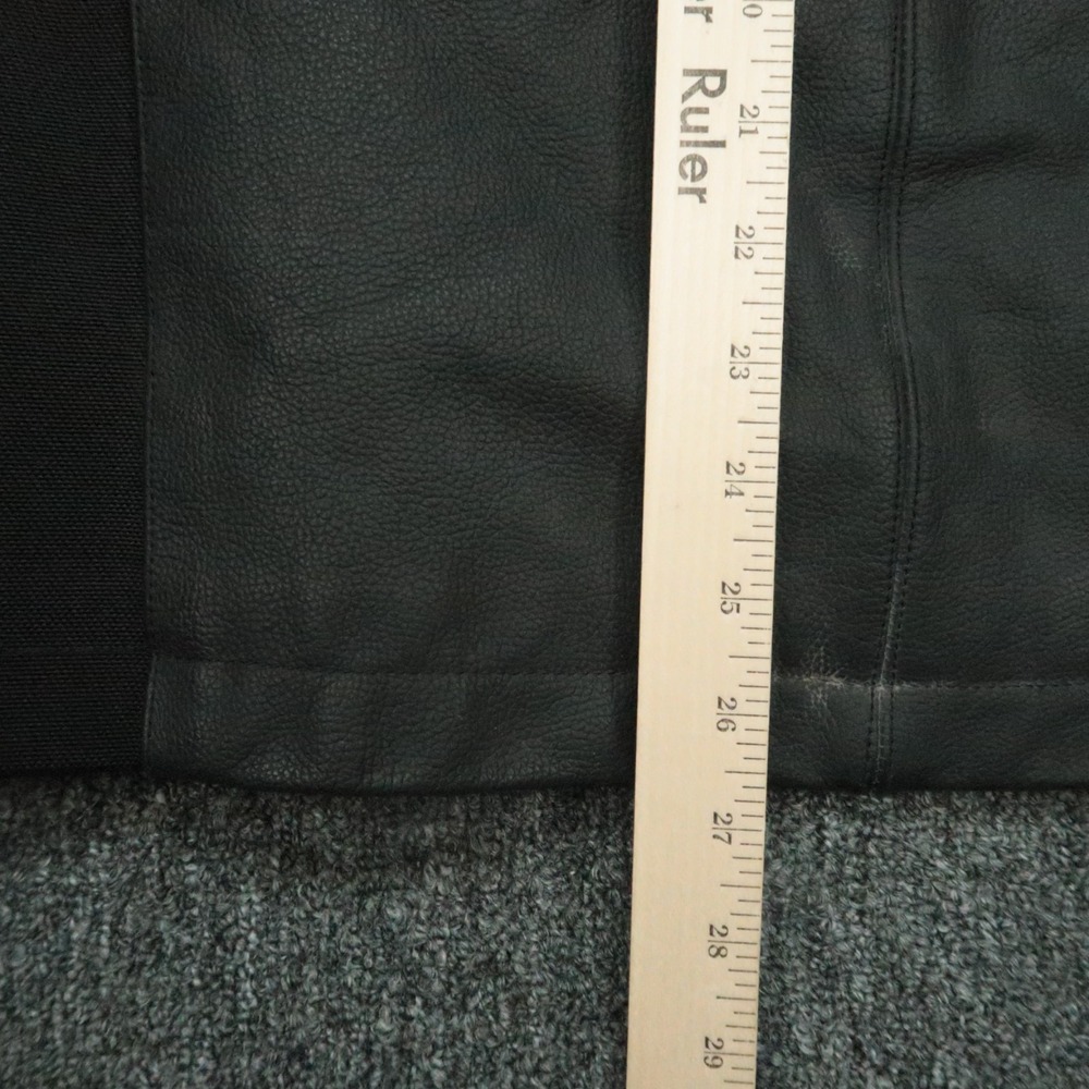 ICON Jacket Mens Large Black Leather Accelerant Moto Padded Quilt Lined Biker - Picture 14 of 15